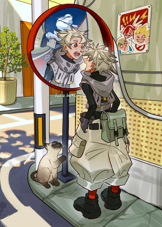 Rudo & Little Friend Print